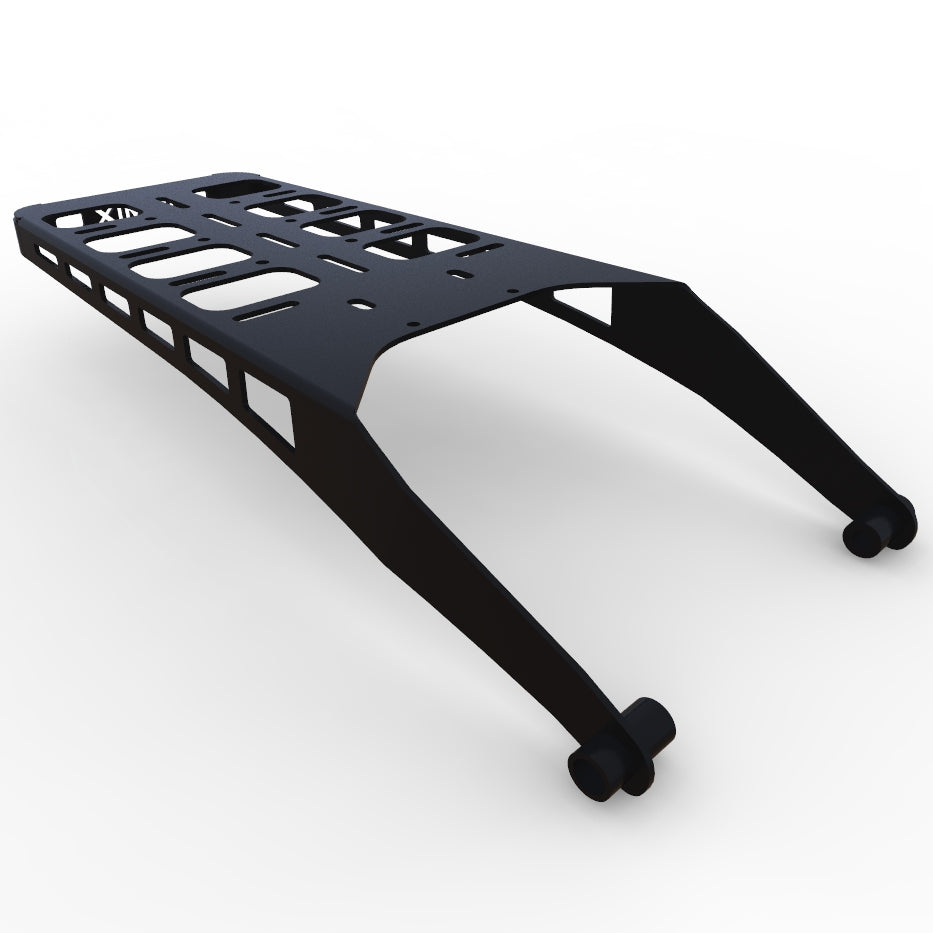 IMMIX Racing® Suzuki DRZ400/Kawasaki KLX400SR Cargo Rack (Black Powder Coat) - MADE IN USA