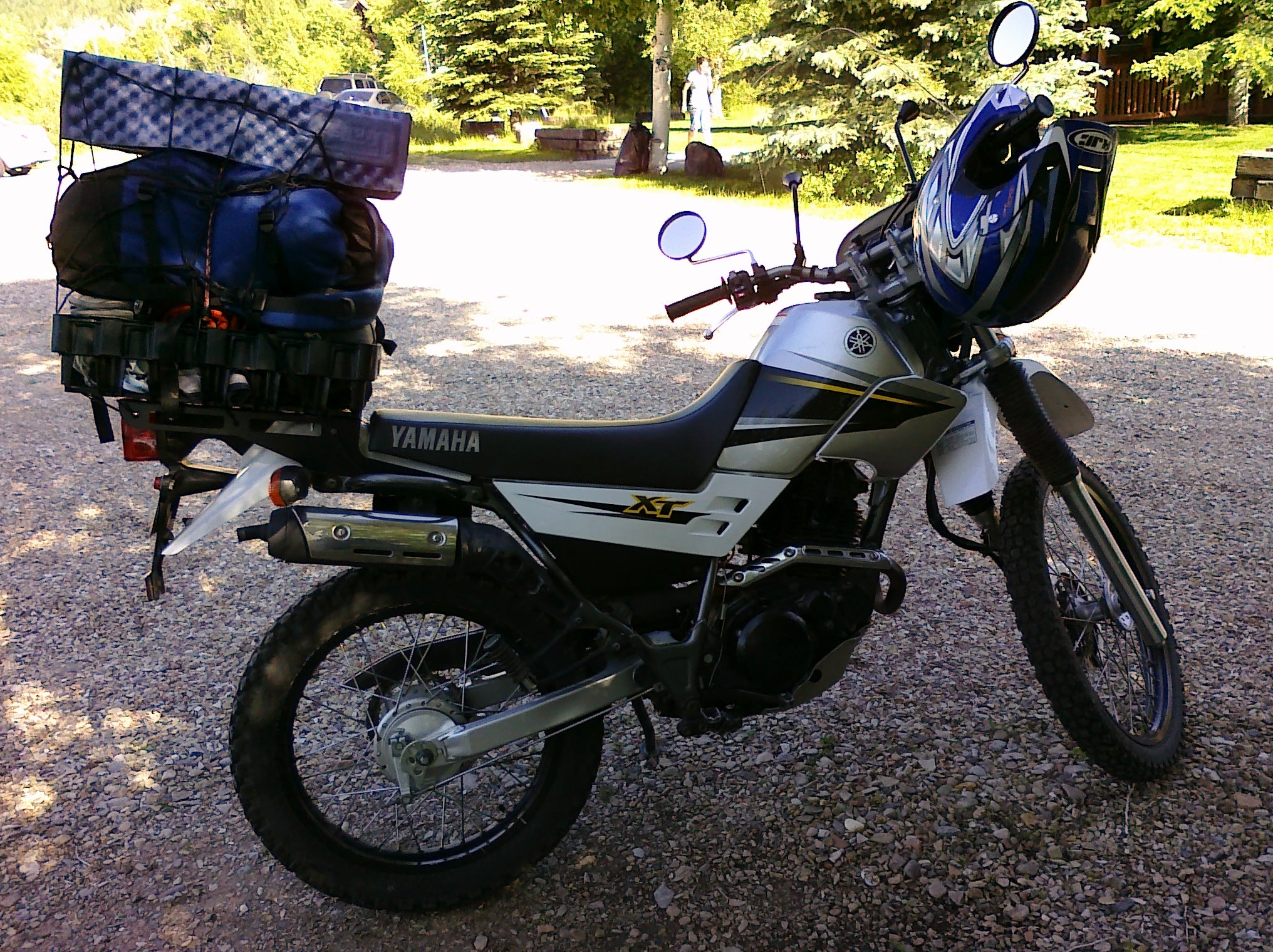 IMMIX Racing® Yamaha XT225 Cargo Rack (Black Powder Coat) - MADE IN US ...