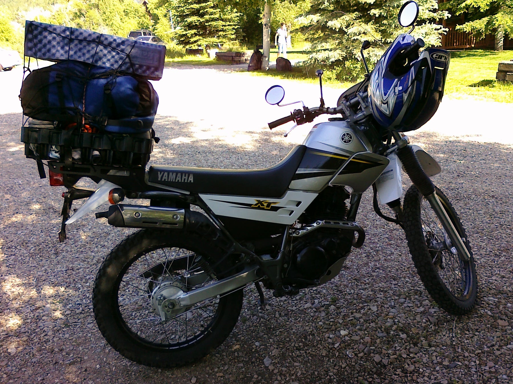 IMMIX Racing® Yamaha XT225 Cargo Rack (Black Powder Coat) - MADE IN US ...